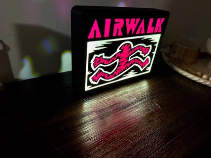 AirWalk Purple Guy - Light Up Artwork / Wall Art / Sign