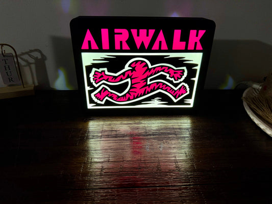 AirWalk Purple Guy - Light Up Artwork / Wall Art / Sign