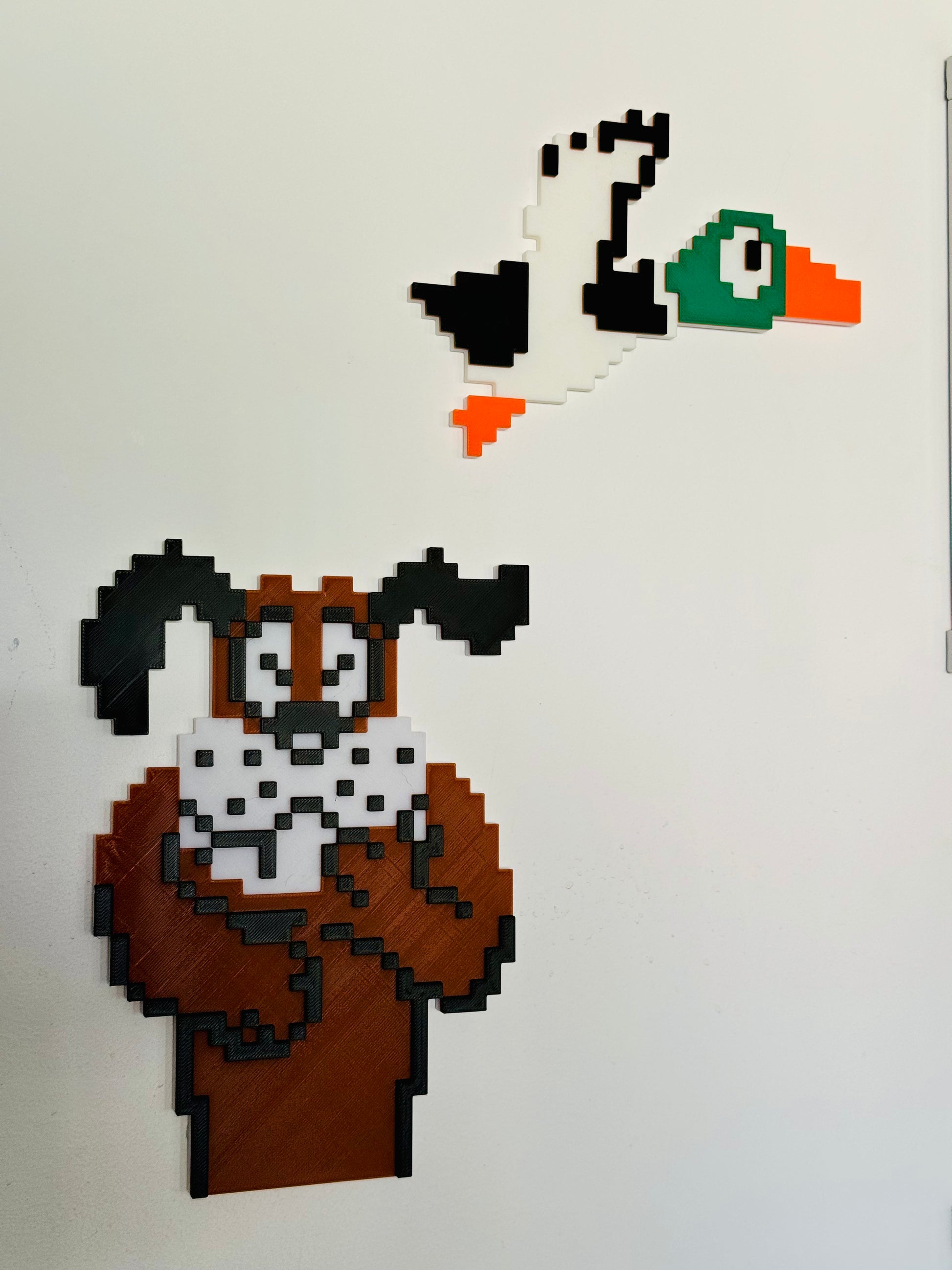 Duck Hunt: 2-piece wall art set - Dog & Duck - Michael's 3D World
