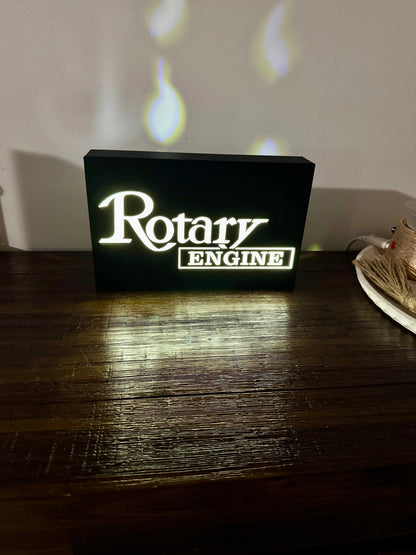 Mazda - Rotary Engine - Light Up Artwork / Wall Art / Sign