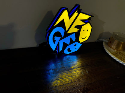 Arcade: Neo Geo Logo in a Light-up Sign / Wall Art / Night Light