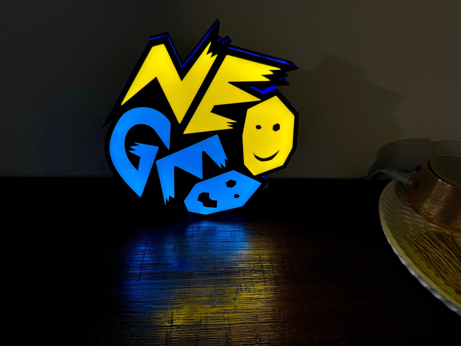 Arcade: Neo Geo Logo in a Light-up Sign / Wall Art / Night Light
