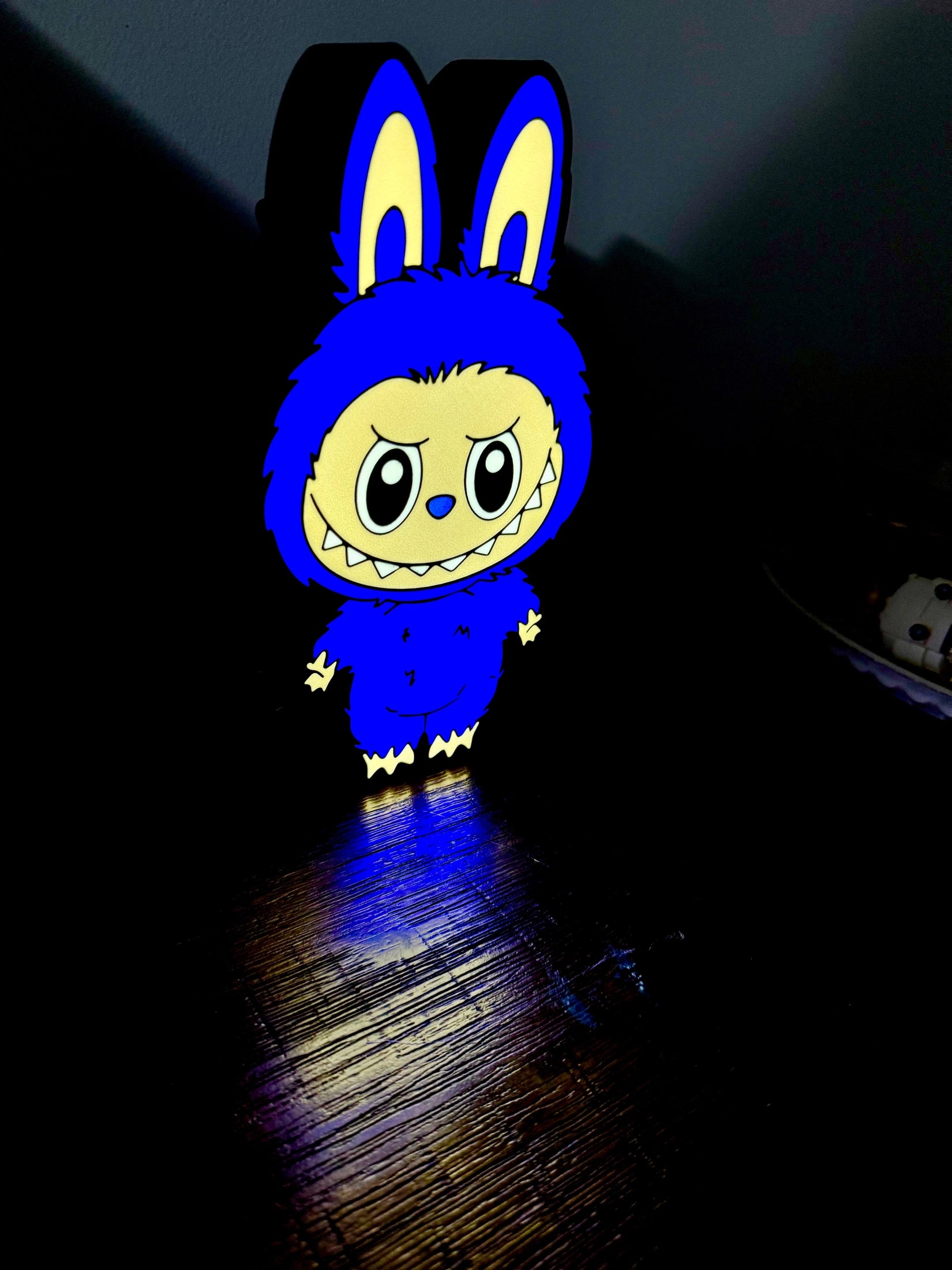 Bright Lit - Labubu Doll Illiuminated Night Light - LED Light Up Wall Art / Sign