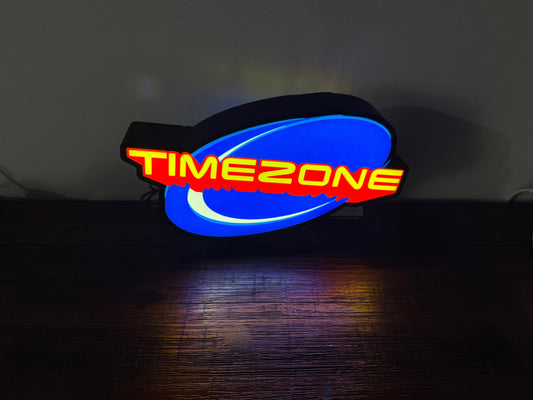 Timezone - Light Up Artwork / Wall Art / Sign