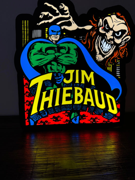 Jim Thiebaud - Skate Artwork - LED Light up artwork / Wall Art / Sign