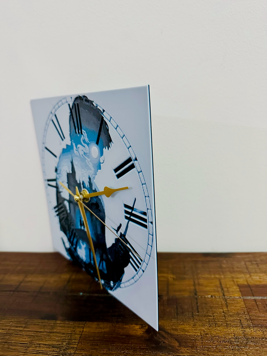 Harry Potter Detailed Imagery Clock - Silent Mechanism and easy to hang