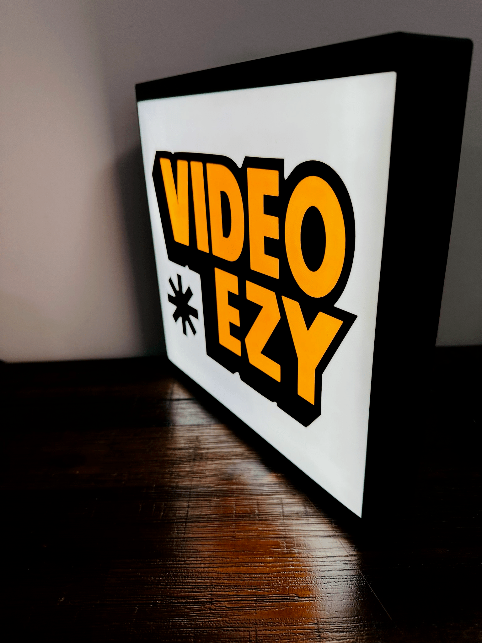 Video Ezy Logo - Light Up Logo/Wall Art