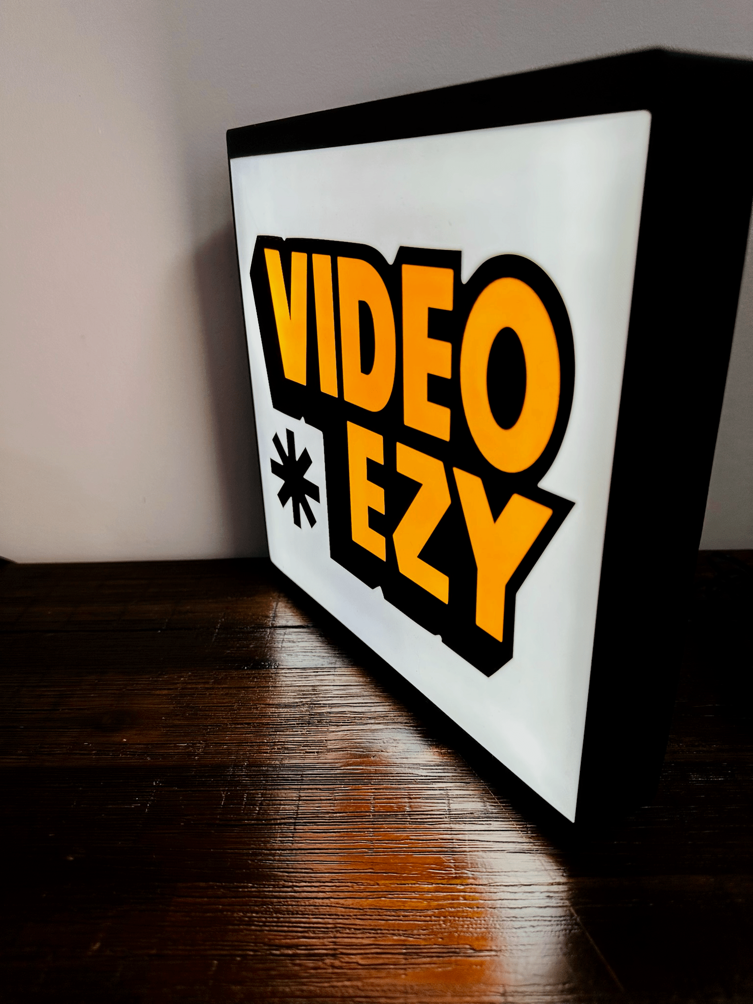 Video Ezy Logo - Light Up Logo/Wall Art