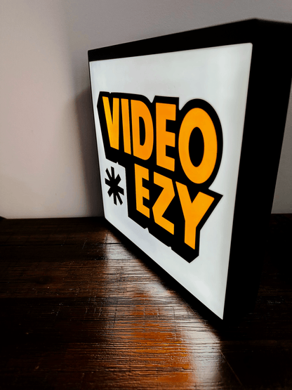 Video Ezy Logo - Light Up Logo/Wall Art