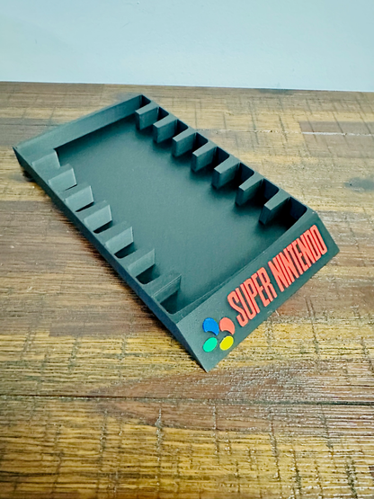 Super Nintendo Game Holder - PAL/Euro Version, Holds 8 Games - 2 Designs/Colours