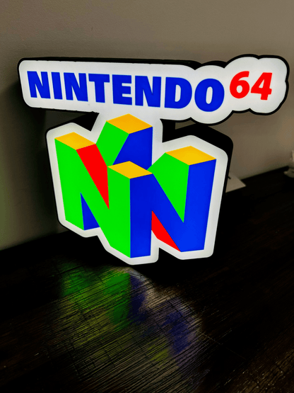 Nintendo 64 N64 Logo - Light Up Logo/Wall Art