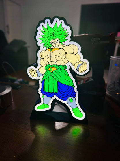 Broly - Full Power - Dragon Ball Z - Light up Sign / Wall Art / Night Light - Michael's 3D World