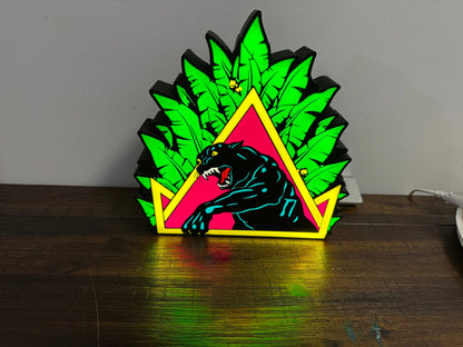 Santa Cruz Natas Panther Skate - Light Up Artwork / Wall Art / Sign