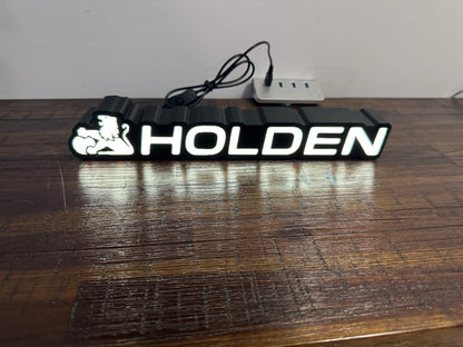 Holden Lion Badge Logo - Light Up Artwork / Wall Art / Sign