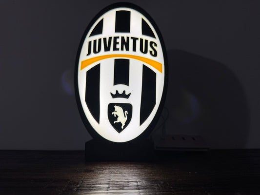 Juventus Logo - LED Light Up Sign - USB Powered