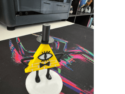 Bill Cipher (Gravity Falls) Figurine - Plastic Model - Michael's 3D World