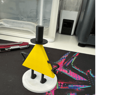Bill Cipher (Gravity Falls) Figurine - Plastic Model - Michael's 3D World