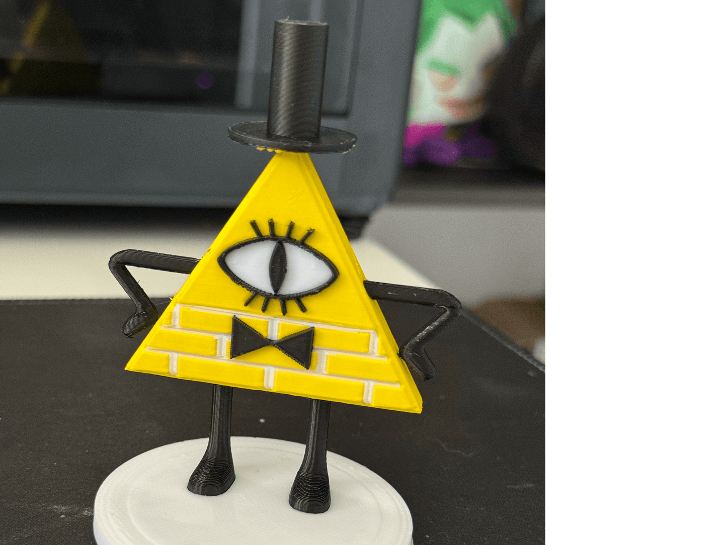 Bill Cipher (Gravity Falls) Figurine - Plastic Model - Michael's 3D World