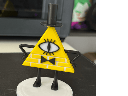 Bill Cipher (Gravity Falls) Figurine - Plastic Model - Michael's 3D World