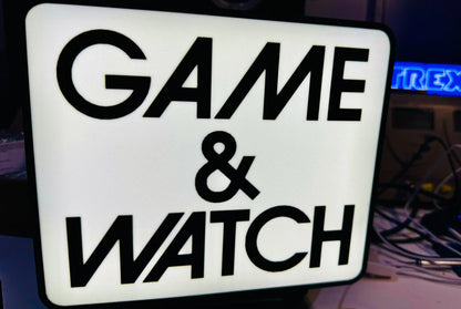 Game & Watch Bundle - 3 LED Display Lights / Wall Art