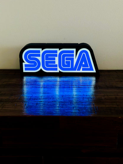 SEGA Light-up Fan Sign - Wall Art - Night Light