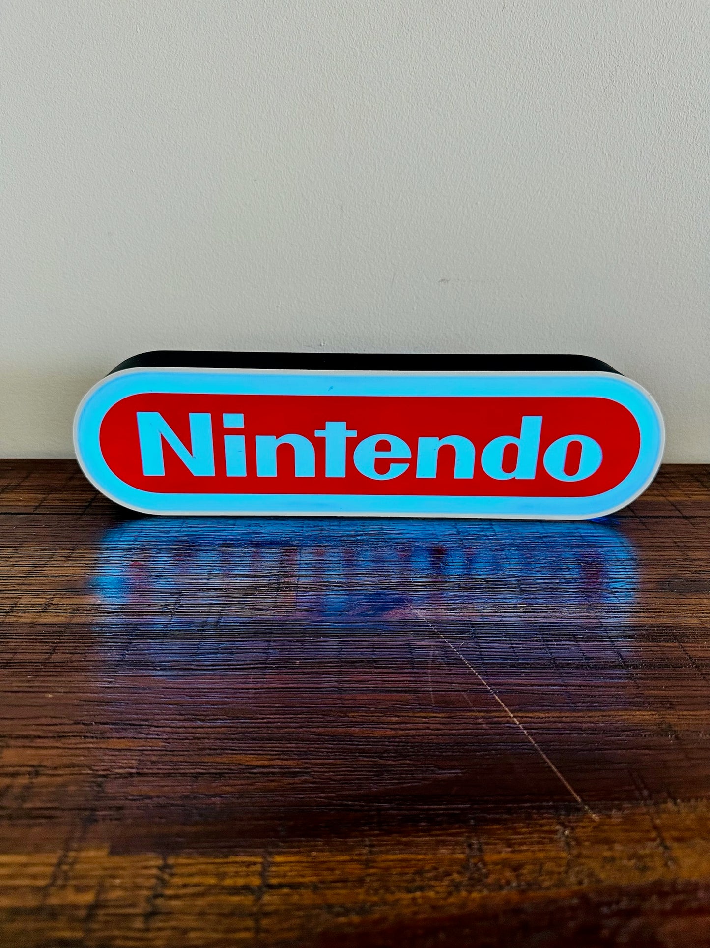 Nintendo Logo LED Light-Up Display Sign - Illuminate Your Gaming Space! 🎮