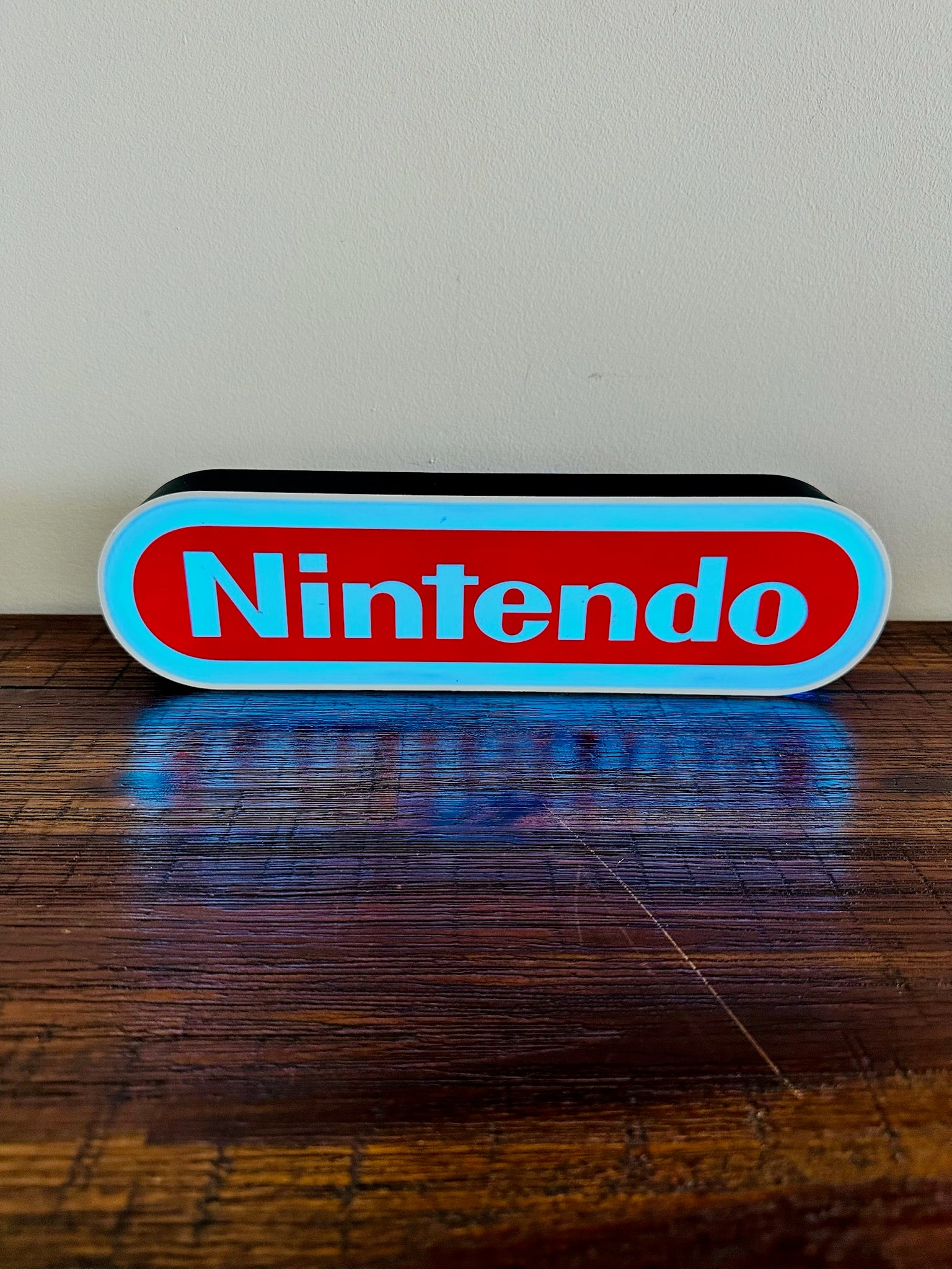 Nintendo Logo LED Light-Up Display Sign - Illuminate Your Gaming Space! 🎮