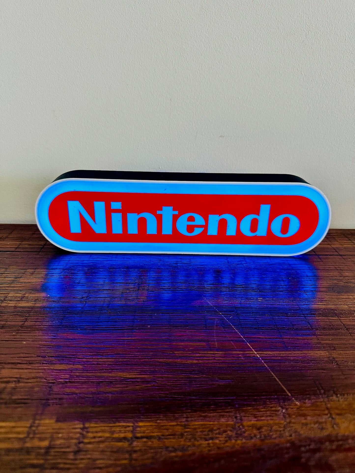 Nintendo Logo LED Light-Up Display Sign - Illuminate Your Gaming Space! 🎮