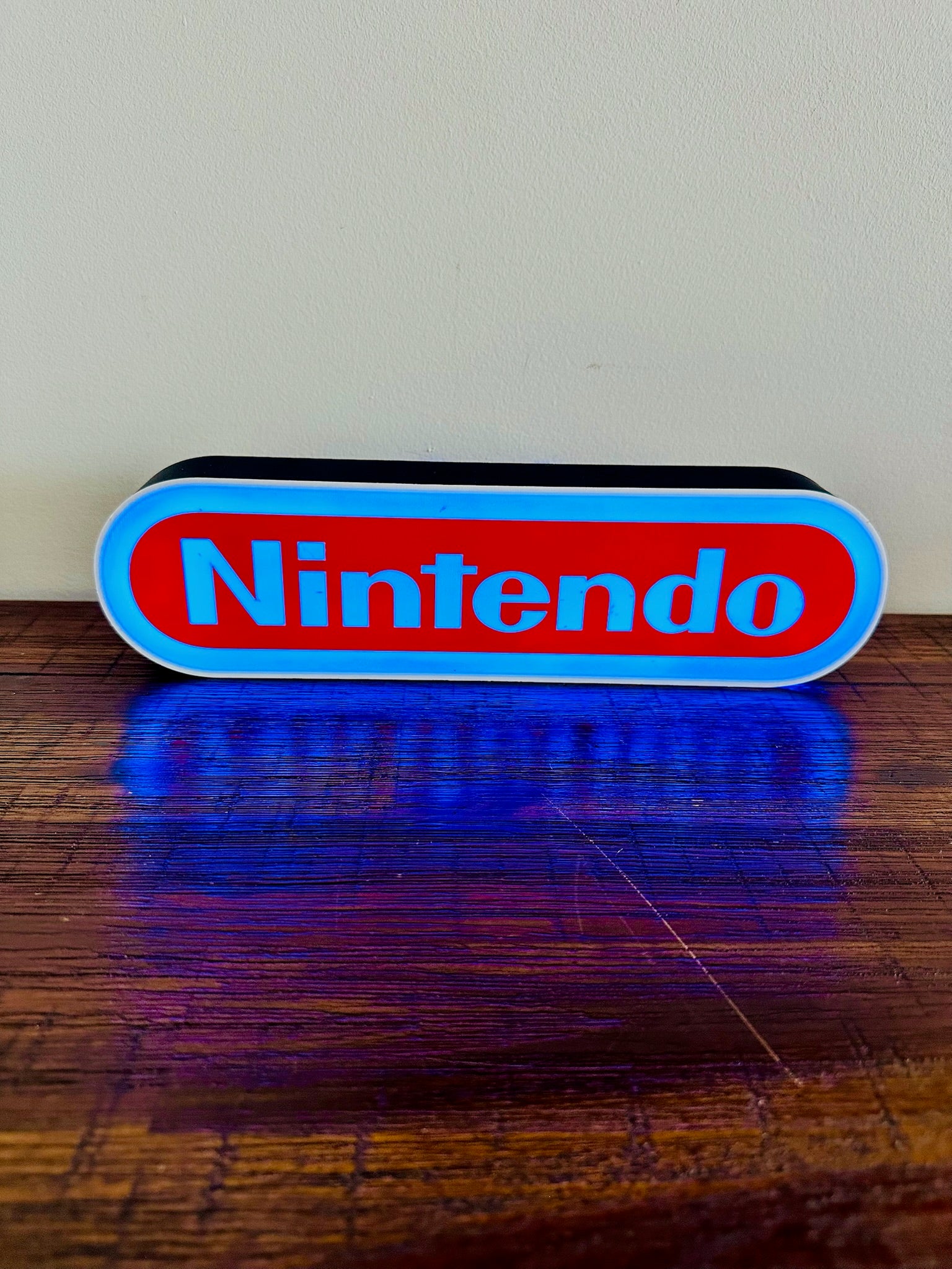 Nintendo Logo LED Light-Up Display Sign - Illuminate Your Gaming Space! 🎮