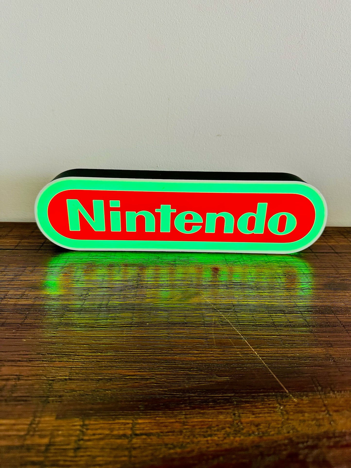 Nintendo Logo LED Light-Up Display Sign - Illuminate Your Gaming Space! 🎮