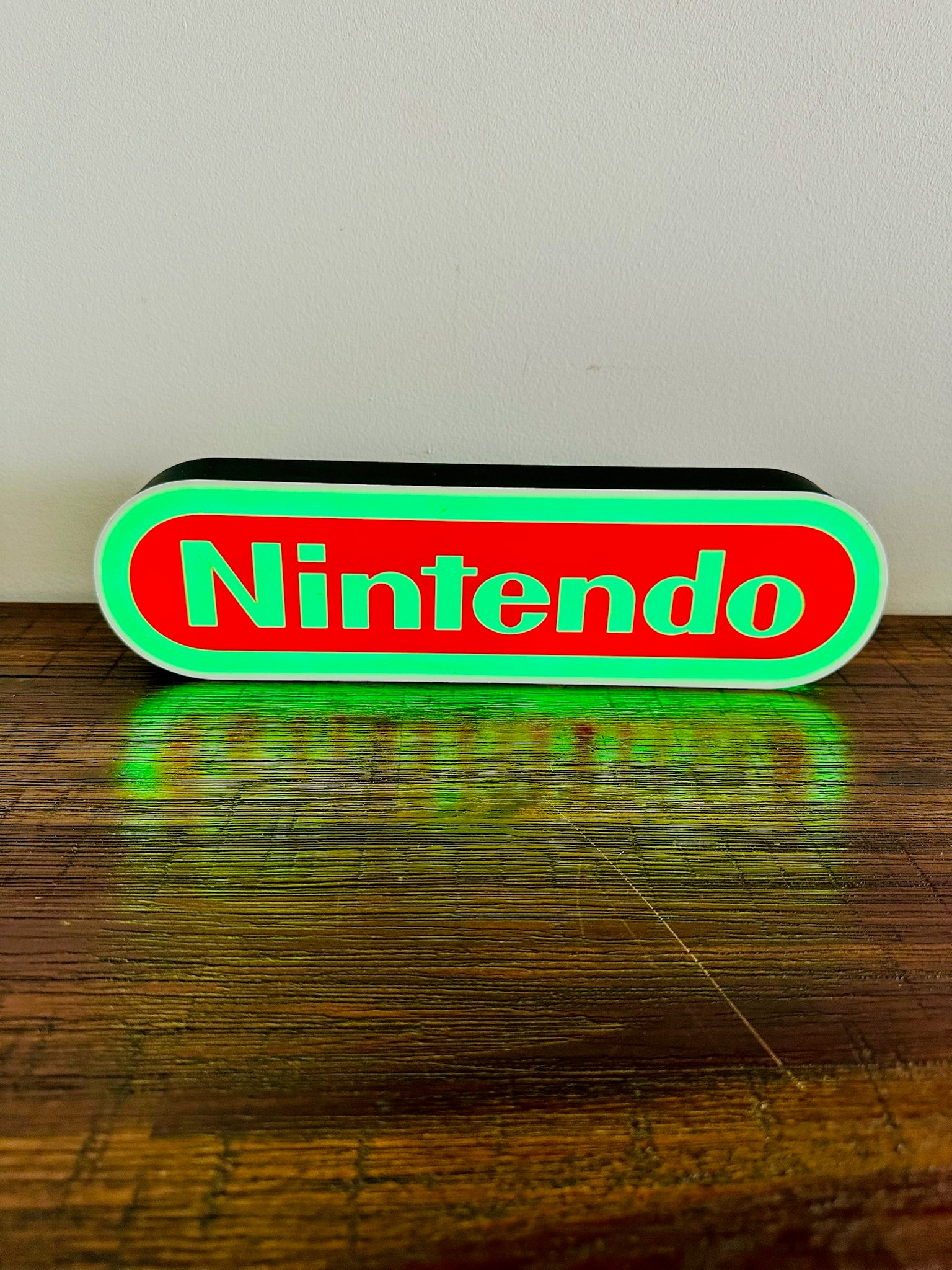 Nintendo Logo LED Light-Up Display Sign - Illuminate Your Gaming Space! 🎮