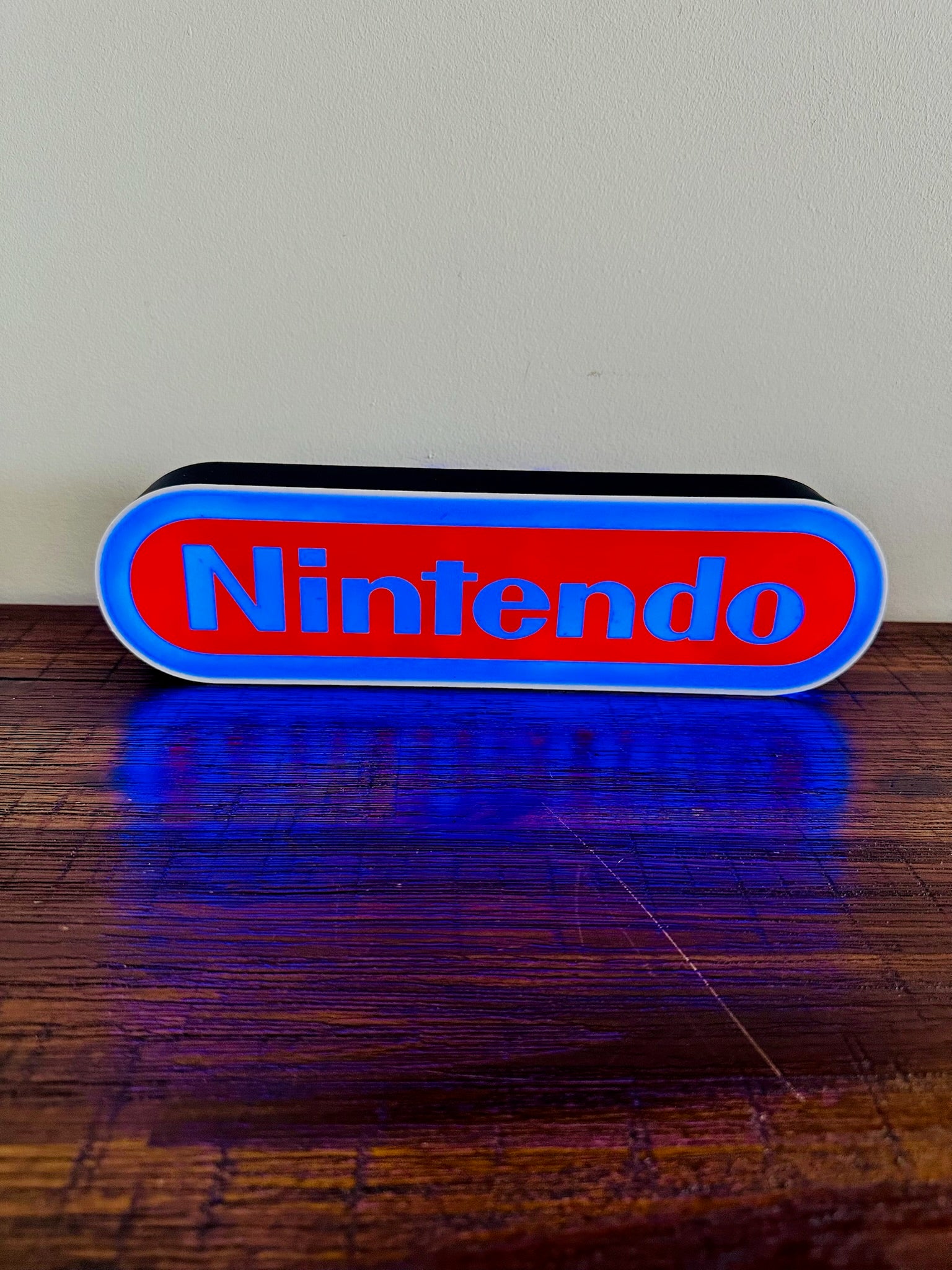 Nintendo Logo LED Light-Up Display Sign - Illuminate Your Gaming Space! 🎮