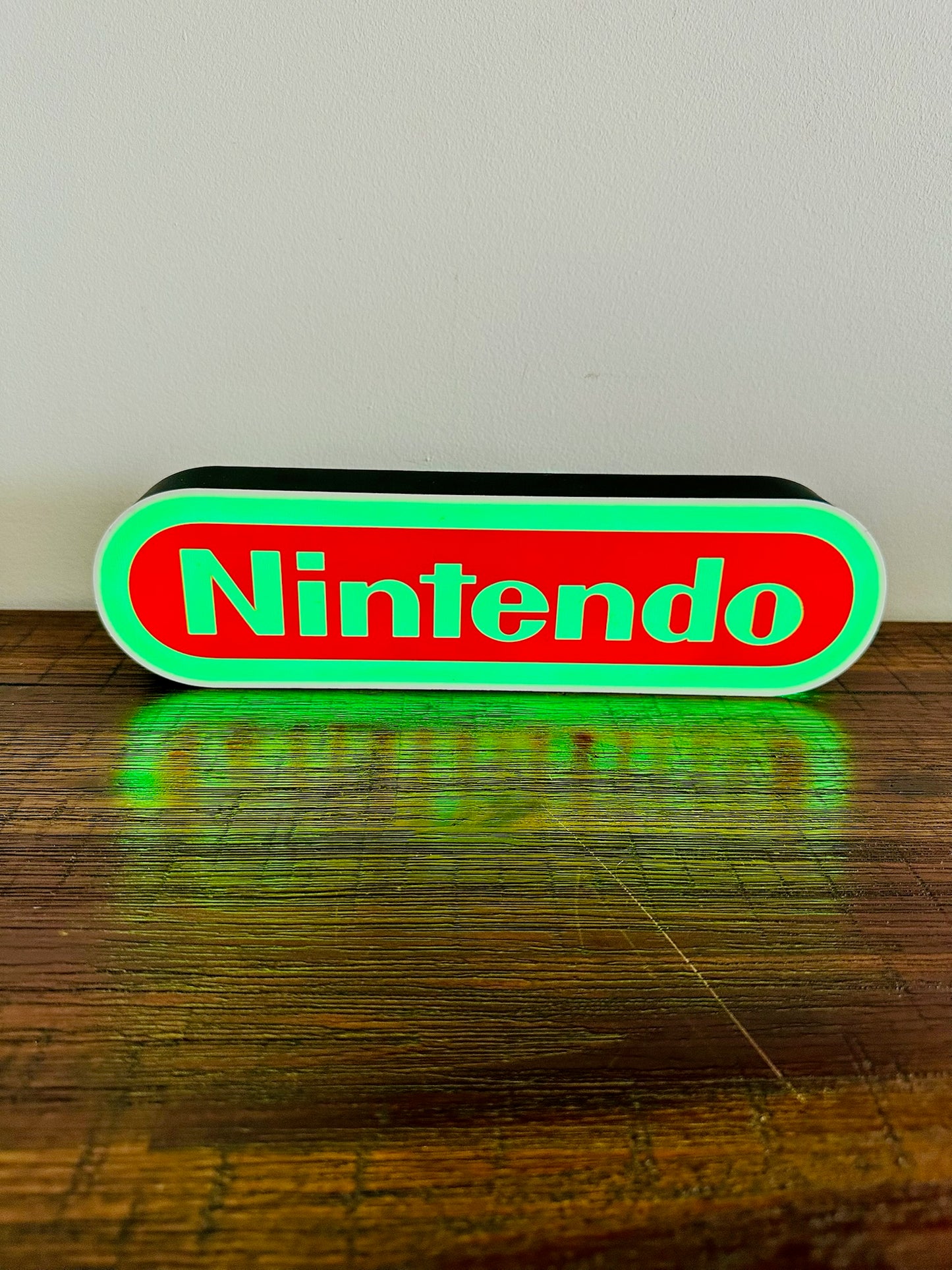 Nintendo Logo LED Light-Up Display Sign - Illuminate Your Gaming Space! 🎮