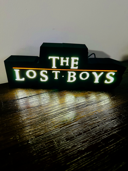 The Lost Boys - Light up Sign / Logo - USB Powered