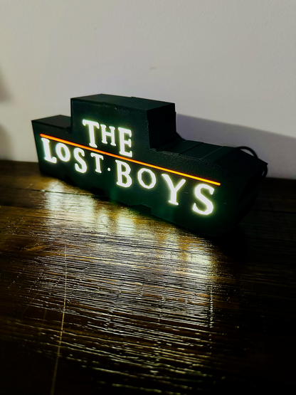 The Lost Boys - Light up Sign / Logo - USB Powered