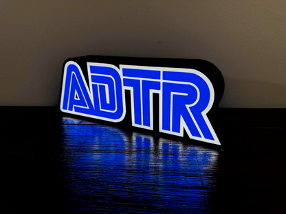 ADTR - A Day To Remember Band Logo - Night Light / Light Up Wall Art