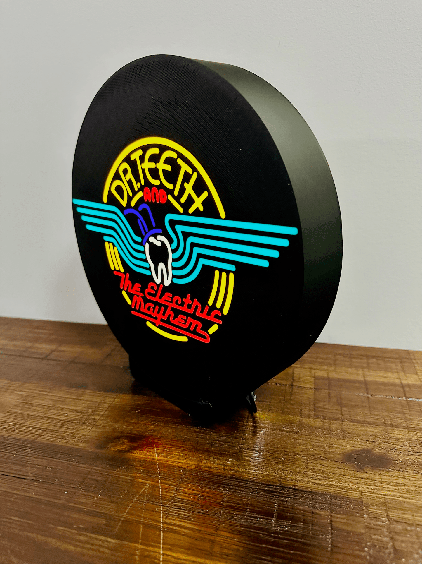 Dr. Teeth and The Electric Mayhem - Light up Sign / Wall Art - USB Powered