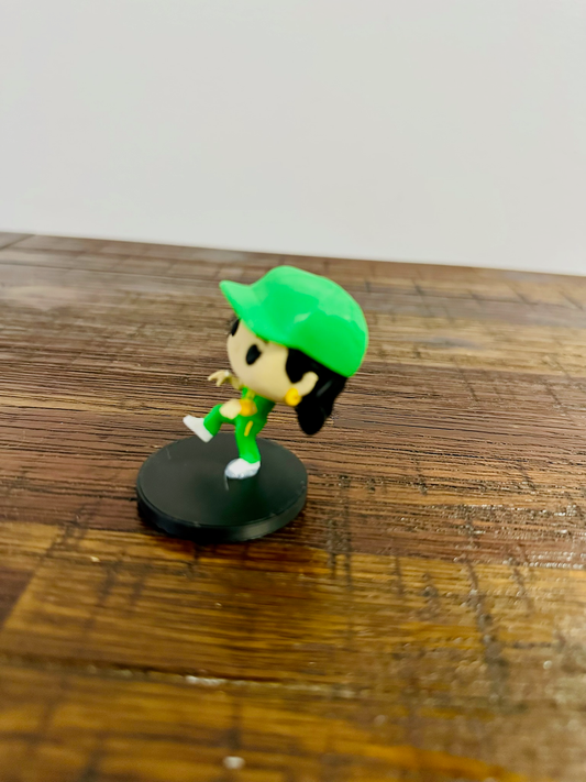 Raygun Mini Figurine - Tiny miniature 9cm tall of Raygun in her infamous pose