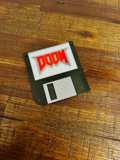 Doom - Floppy Disk - Realistic Size - Shelf Decoration