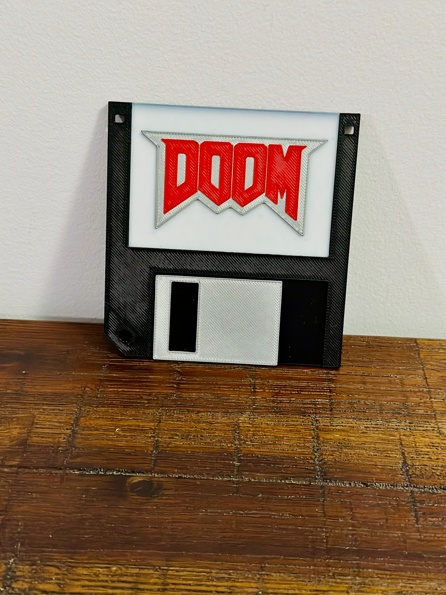 Doom - Floppy Disk - Realistic Size - Shelf Decoration