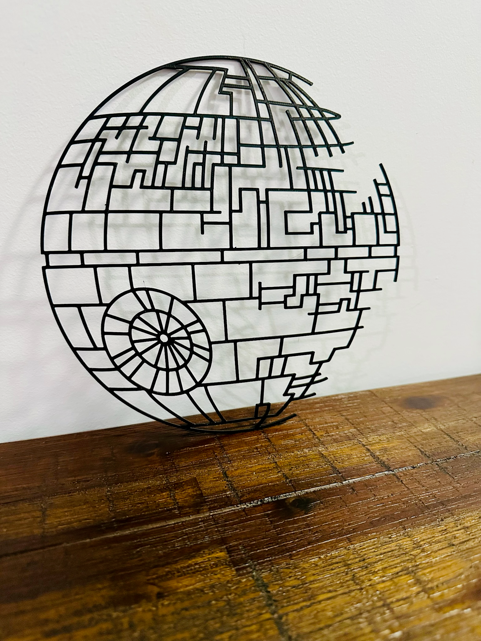 Star Wars: The Death Star - 2D Silhouette/Hanging Artwork - Wall art