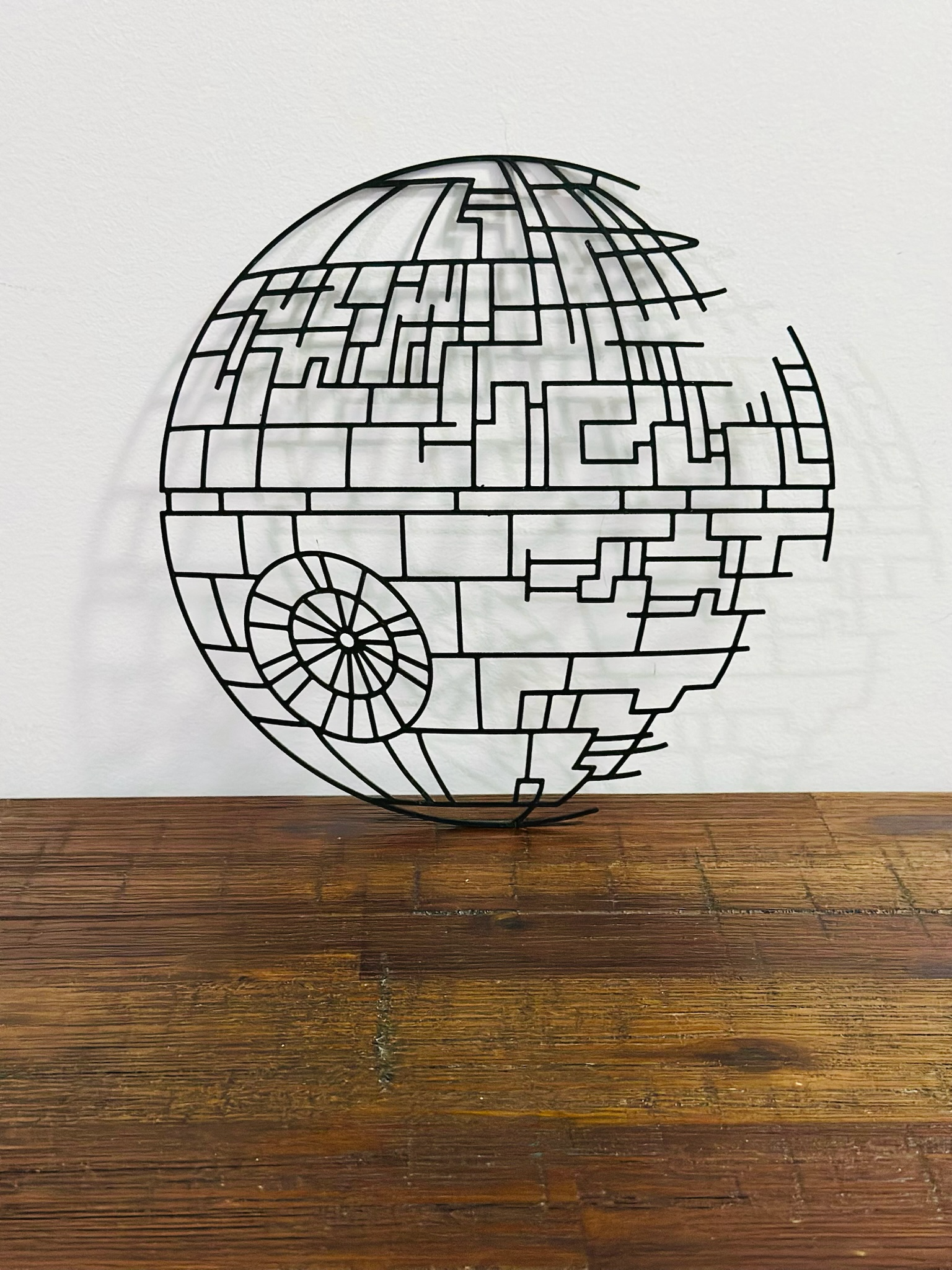 Star Wars: The Death Star - 2D Silhouette/Hanging Artwork - Wall art