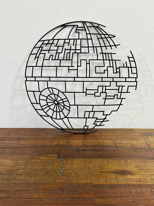 Star Wars: The Death Star - 2D Silhouette/Hanging Artwork - Wall art