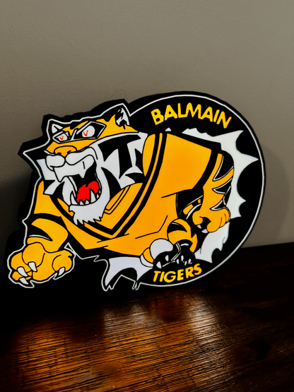 Balmain Tigers - Light up Logo / Sign - USB Powered