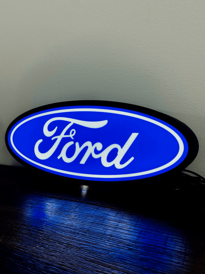 Ford Oval Logo - Light up sign - USB Powered