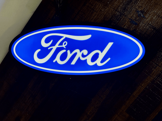 Ford Oval Logo - Light up sign - USB Powered