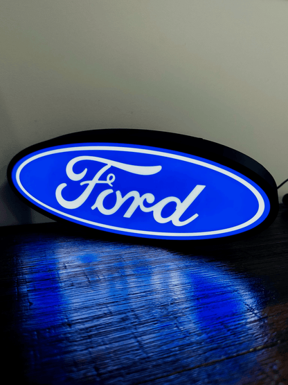 Ford Oval Logo - Light up sign - USB Powered