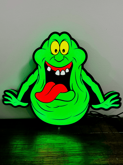 Ghost Busters - Slimer - Light Up Sign/Art