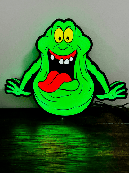 Ghost Busters - Slimer - Light Up Sign/Art