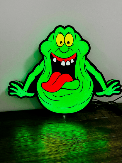 Ghost Busters - Slimer - Light Up Sign/Art
